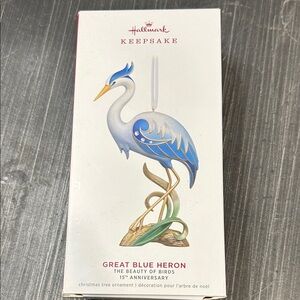 2019 Hallmark Keepsake Great Blue Heron Ornament